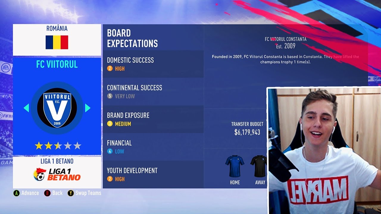 CARIERA cu FC VIITORUL pe FIFA 19 !