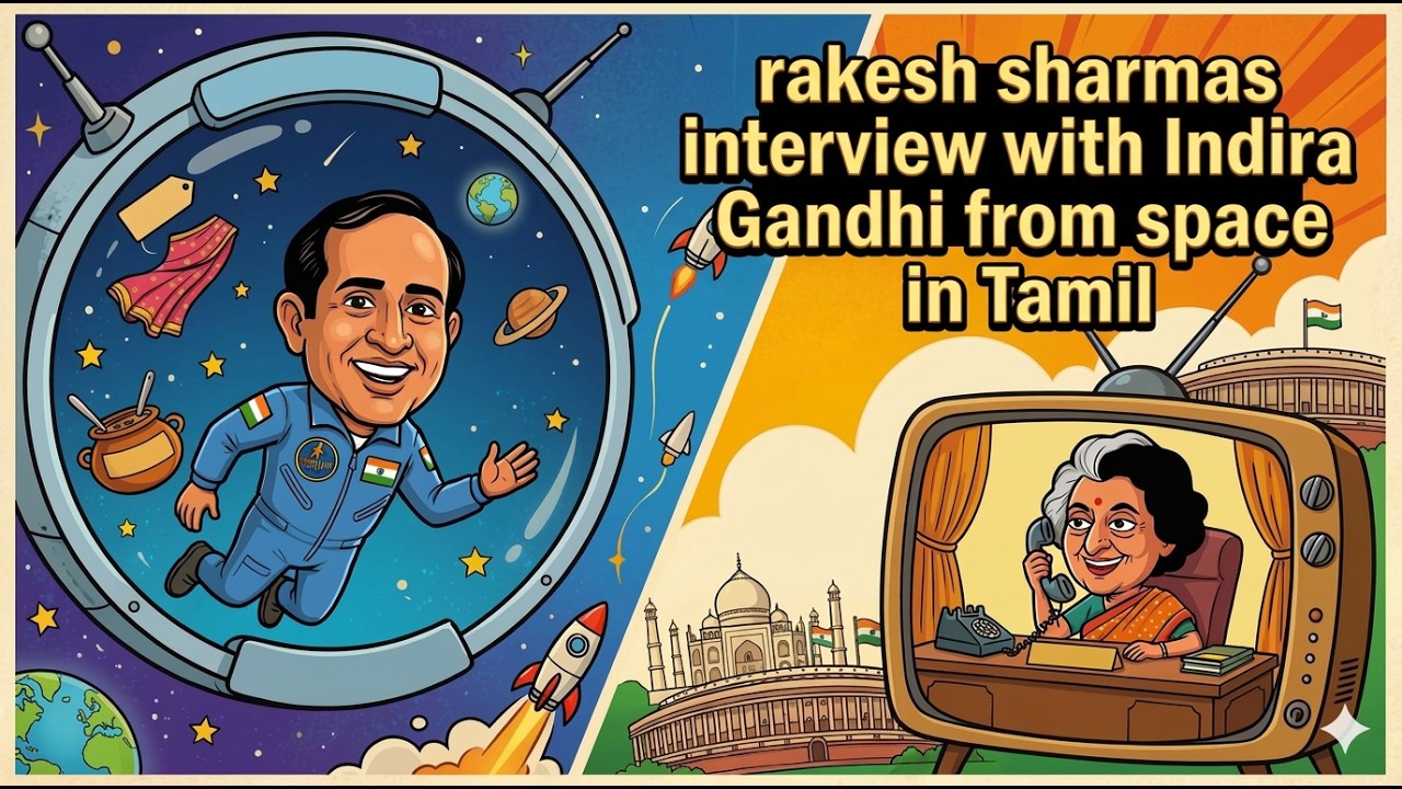 Rakesh Sharma's Interview with Indira Gandhi from Space | General English | Second Year | Tamil |