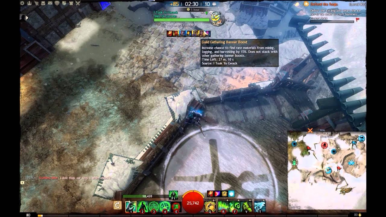 Targeting UI interfering with ground targeting