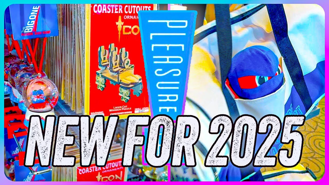 Тур по магазинам парка развлечений Blackpool Pleasure Beach в 2025 году! Новые товары и многое др...