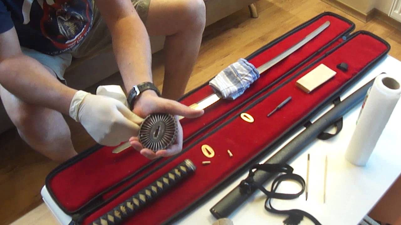 Paul Chen Katana - zerlegen, reingen und zusammen bauen !! komplett