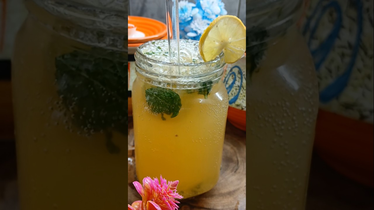 Natural Orange Mojito #shortfeed #mojito #naturaldrink