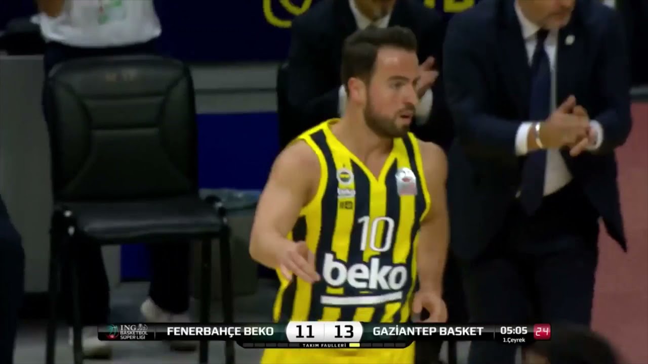 Melih Mahmutoğlu 27 Pts (ING Basketbol Süper Ligi 6.Hafta Fenerbahçe Beko - Gaziantep Basketbol)