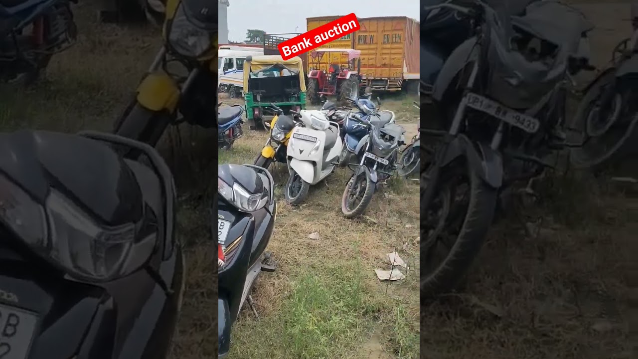 bank auction all bike and scooty available in bank auction 40 bike & scooty lot #shorts #viral