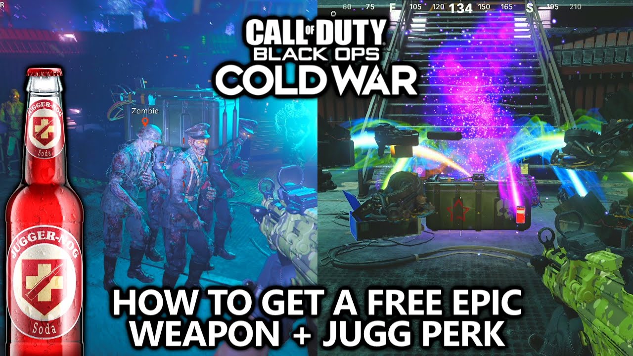 Call of Duty Cold War - How to Get a Free Tier 5 Legendary Weapon & Juggernog Perk (Ray Gun)