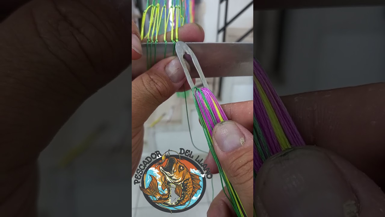 NUDO BASICO PARA TEJER ATARRAYAS DE PESCA