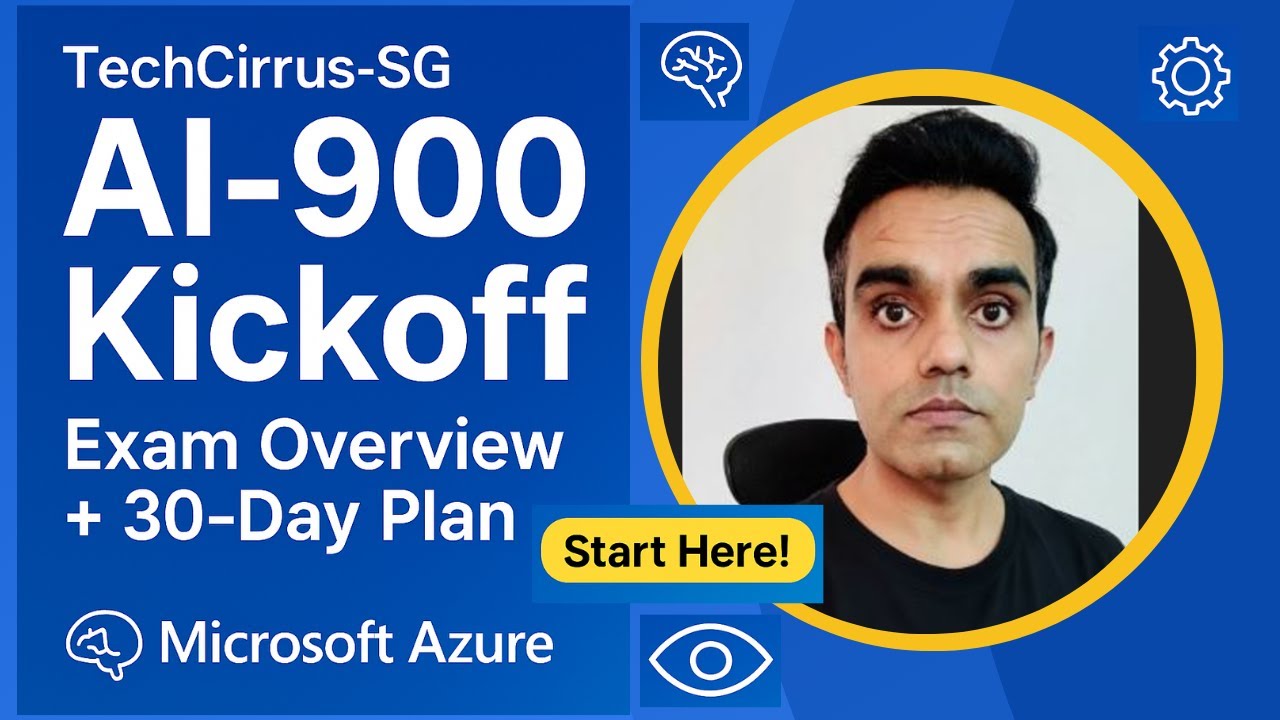 AI-900 Kickoff &ndash; Exam Overview + 30-Day Plan #ai900