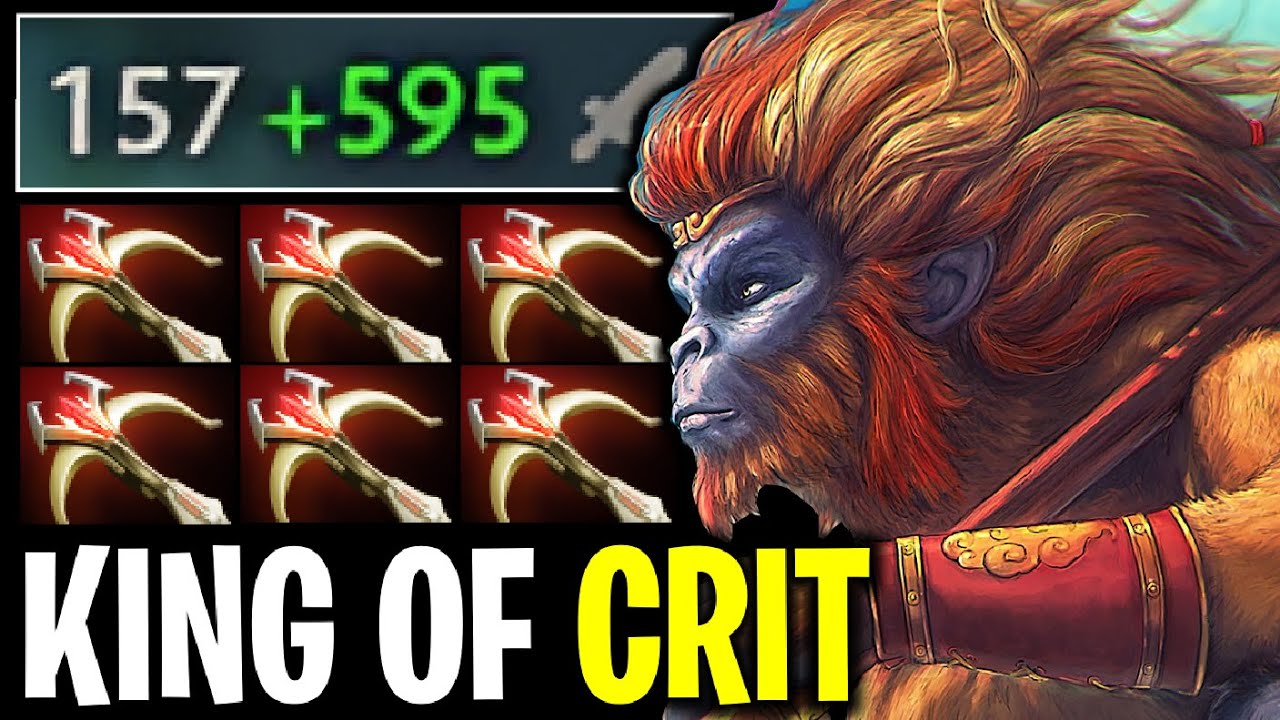 THE KING OF CRIT..!! Silly Build 6x Daedalus Max Crit Monkey King by Goodwin 7.27 | Dota 2