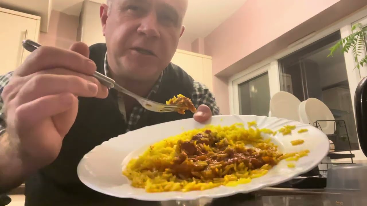 Chicken Madras Curry with Turmeric Rice from Lidl