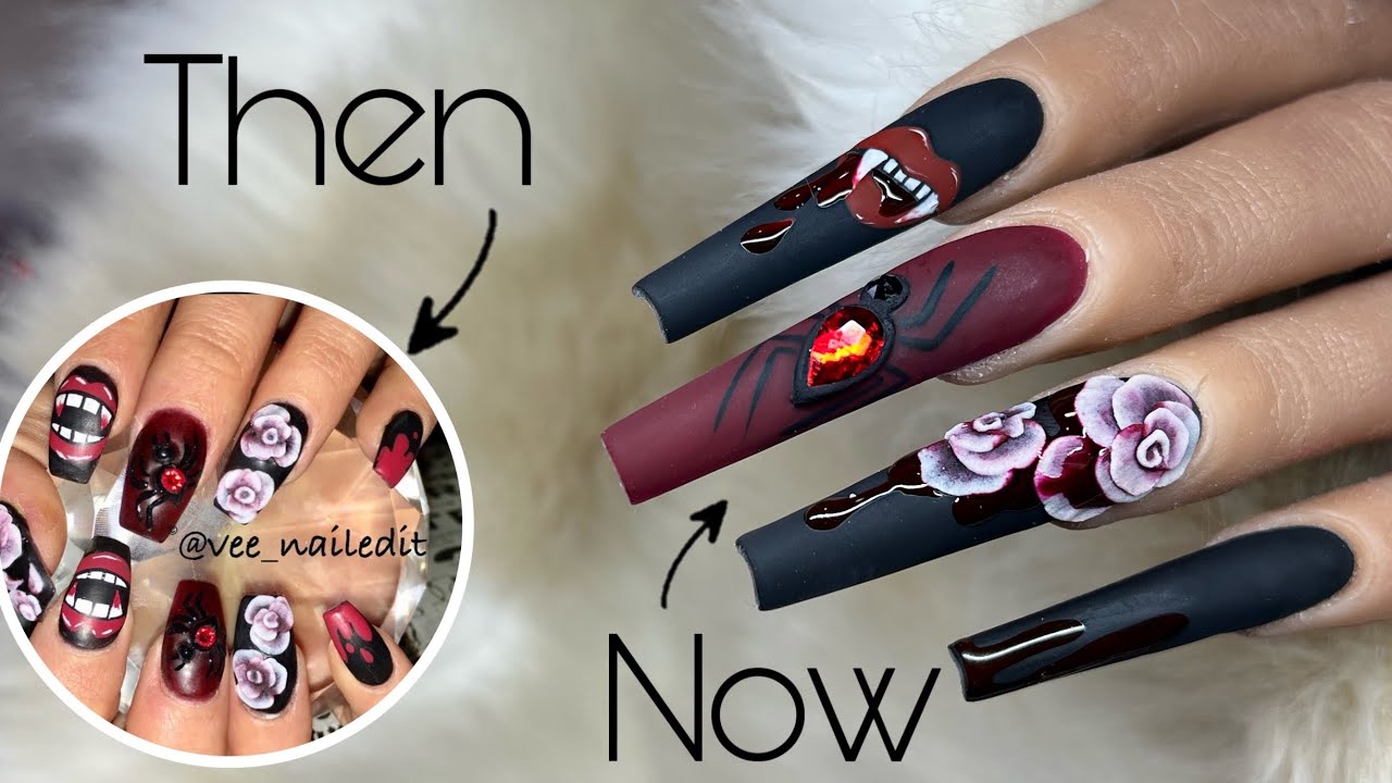 Recreating My Old Nail Art: Halloween Nails | Not Polish