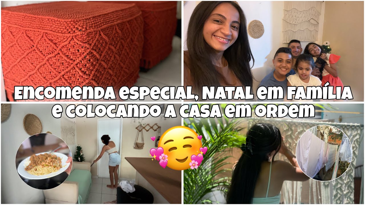 DIAS INTENSOS POR AQUI | ENCOMENDA ESPECIAL , NATAL EM FAMÍLIA E COLOCANDO A CASA EM ORDEM✨💖