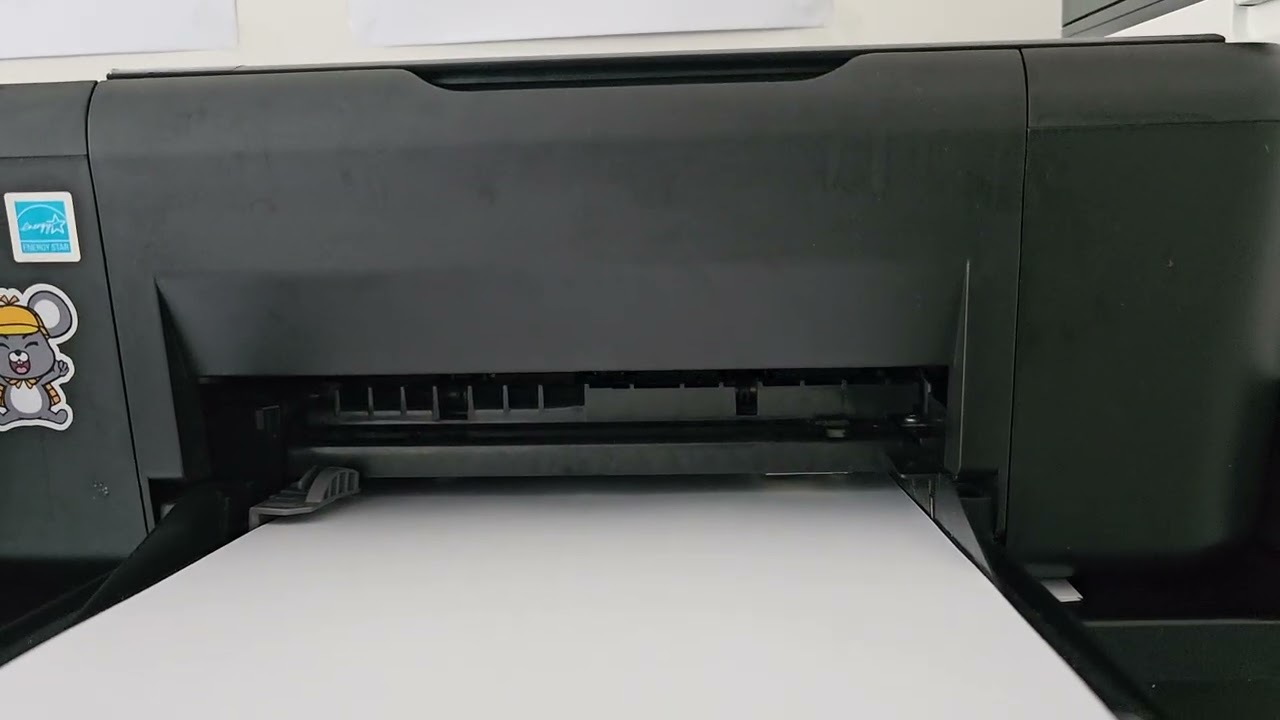 HP Deskjet F2480 Clean Printhead and Draft Print