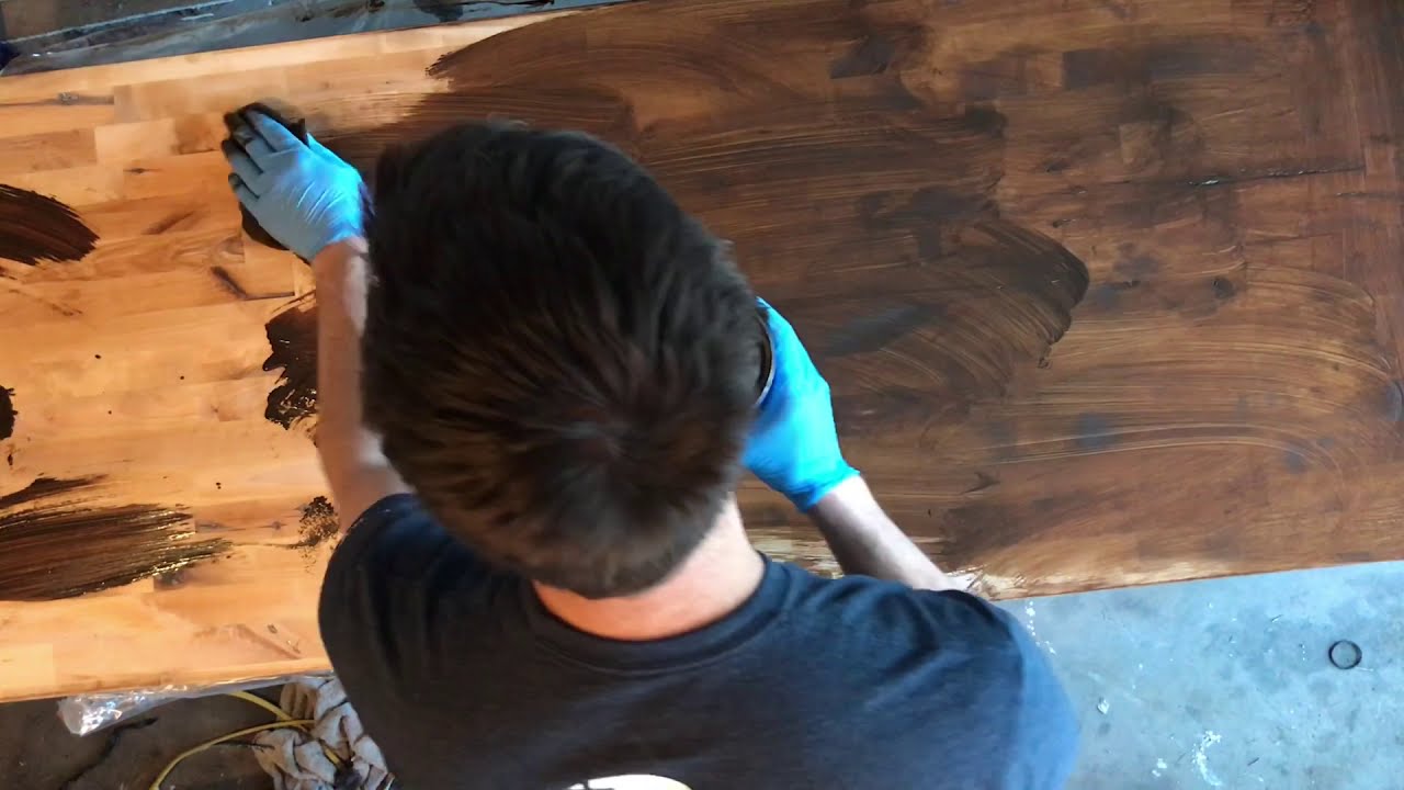 Staining a Birch Butcher Block