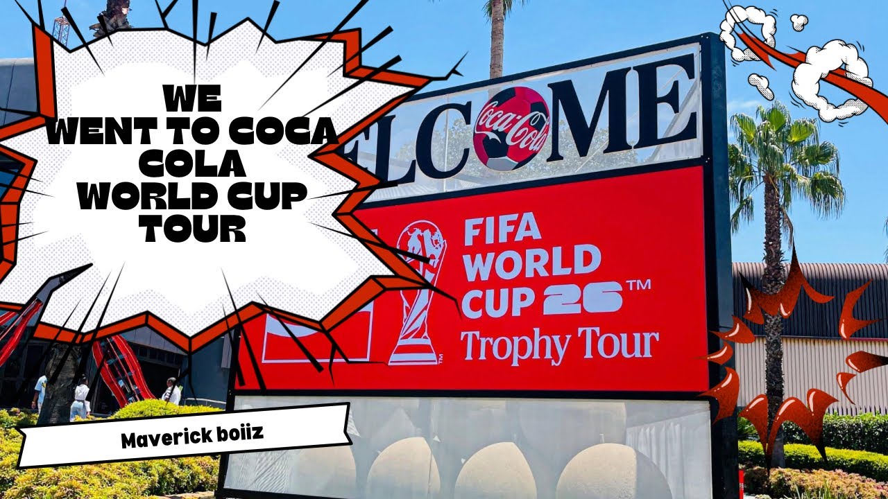 WE WENT TO THE COCA COLA WORLD CUP TOUR‼️(Fire vlog)🔥🔥