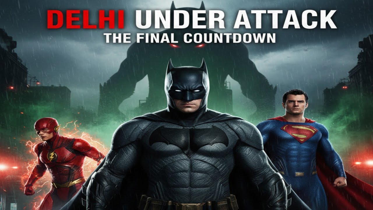 “Superhero Countdown! ⚡ Flash, Batman & Toxic Attack in Delhi”
