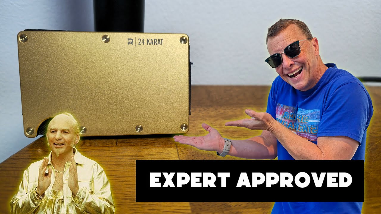 My Wallet Is 24kt Gold! - Ridge Wallet 24kt Gold!