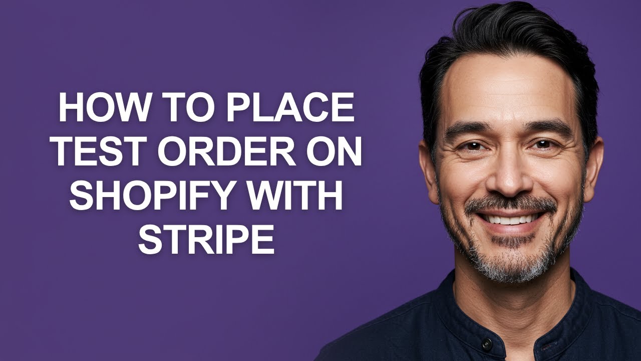 How to Place Test Order on Shopify with Stripe - KevinHowTo