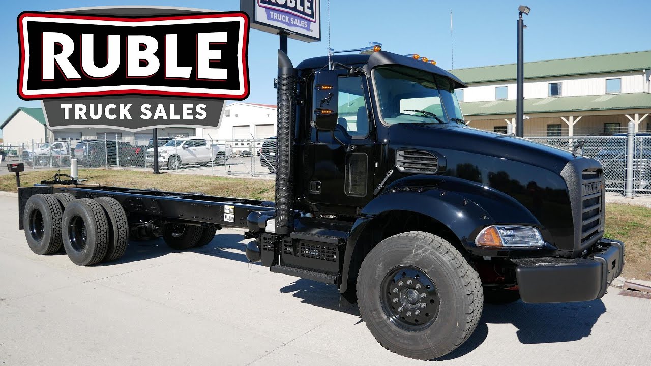 Blacked-Out Mack Cab & Chassis — Hook-Lift or Cable Roll-Off Ready | Ruble Truck Sales