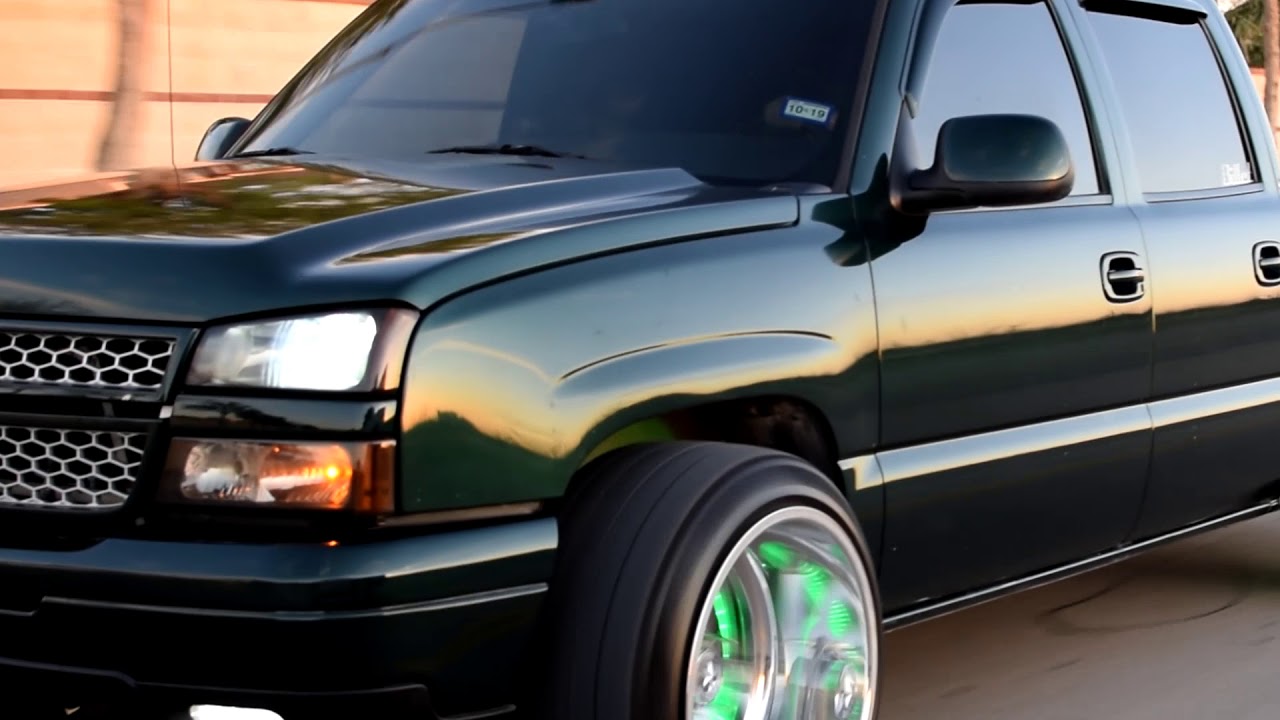 Silverado drop 3'' with 22x14 American force wheels!