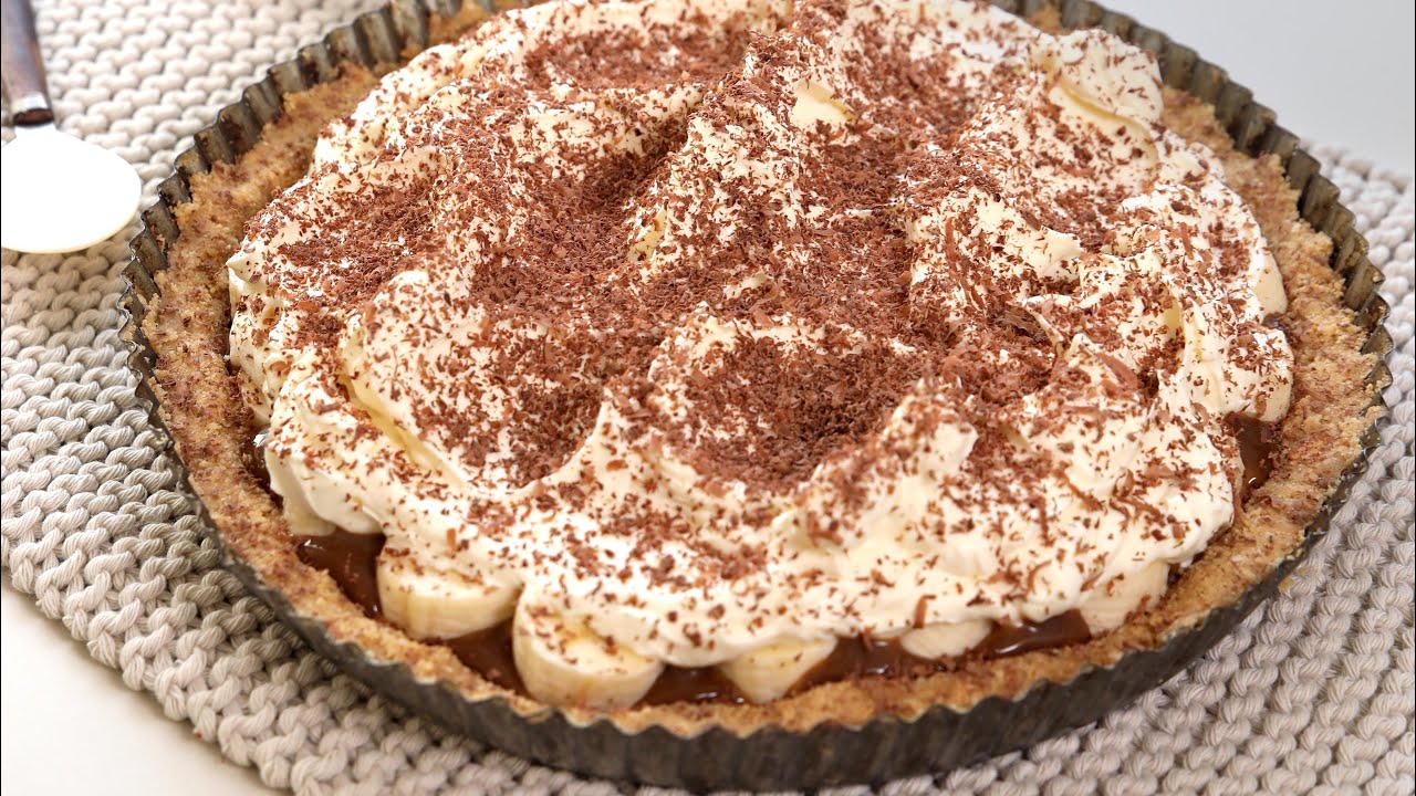 Tarta banoffee SIN HORNO Súper facil ideal principiantes