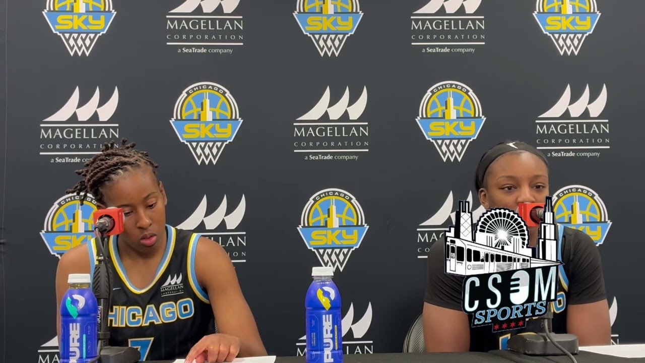 Chicago Sky Postgame: Ariel Atkins & Michaela Onyenwere (8/25/25)