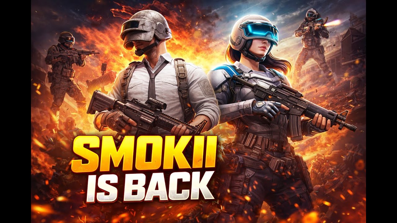 SMOKII IS BACK | Pubg Mobile | Nonstop Rush