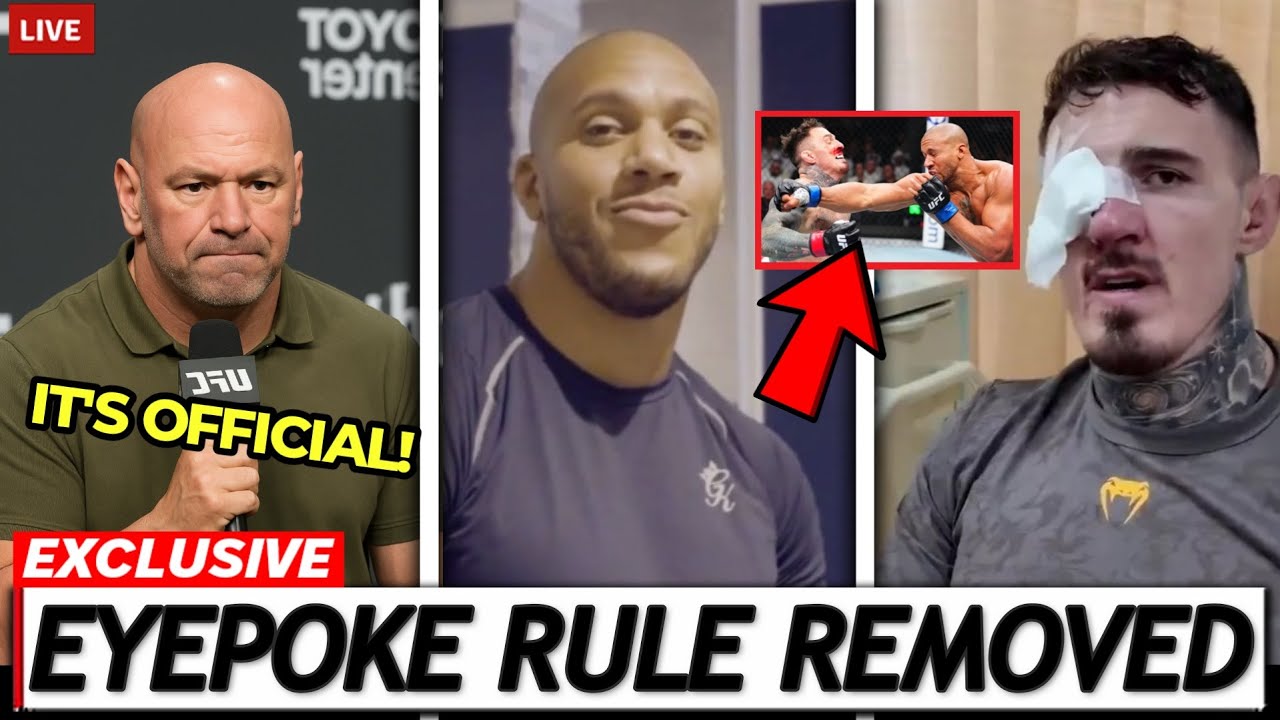 ОГРОМНЫЕ ИЗМЕНЕНИЯ в правилах тыканья в глаза! Джон Джонс ТРОЛЛИТ Тома Эспинелла!