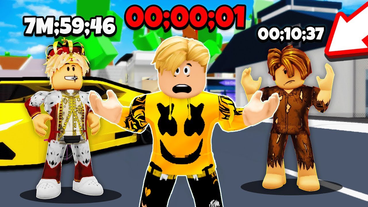 فيلم روبلوكس : بصحى من النوم وبلاقى قدامى دقيقة بس واموت 😱🔥 ( الوقت بديل المال 🤑⏱️ )