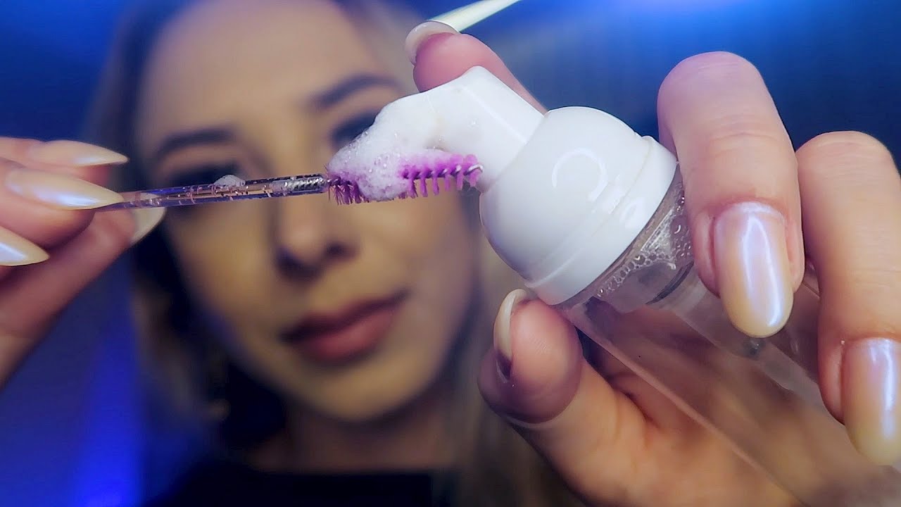 ASMR - POSSO FAZER SUA EXTENSÃO DE CÍLIOS ENQUANTO VOCÊ DORME?