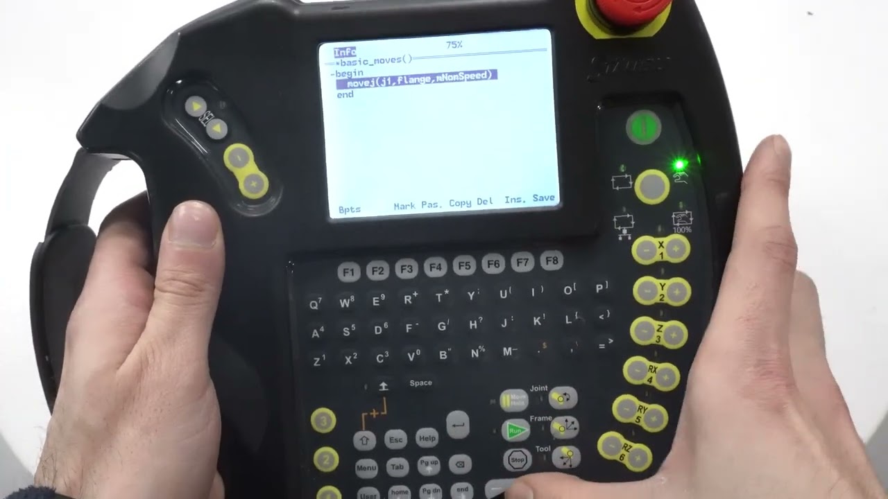 Staubli 101 CS8C - TX90 Learn the basics, how to run the program part 2