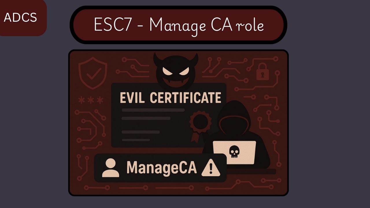 How ESC7 Works | Privilege Escalation Using ManageCA & Certificate Approval | Part 5