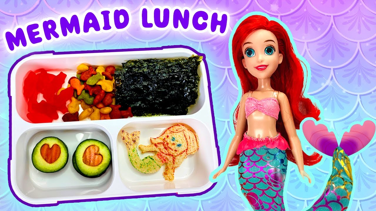 Ariel Packs a Mermaid Themed School Lunch Box | Fun Videos For Kids