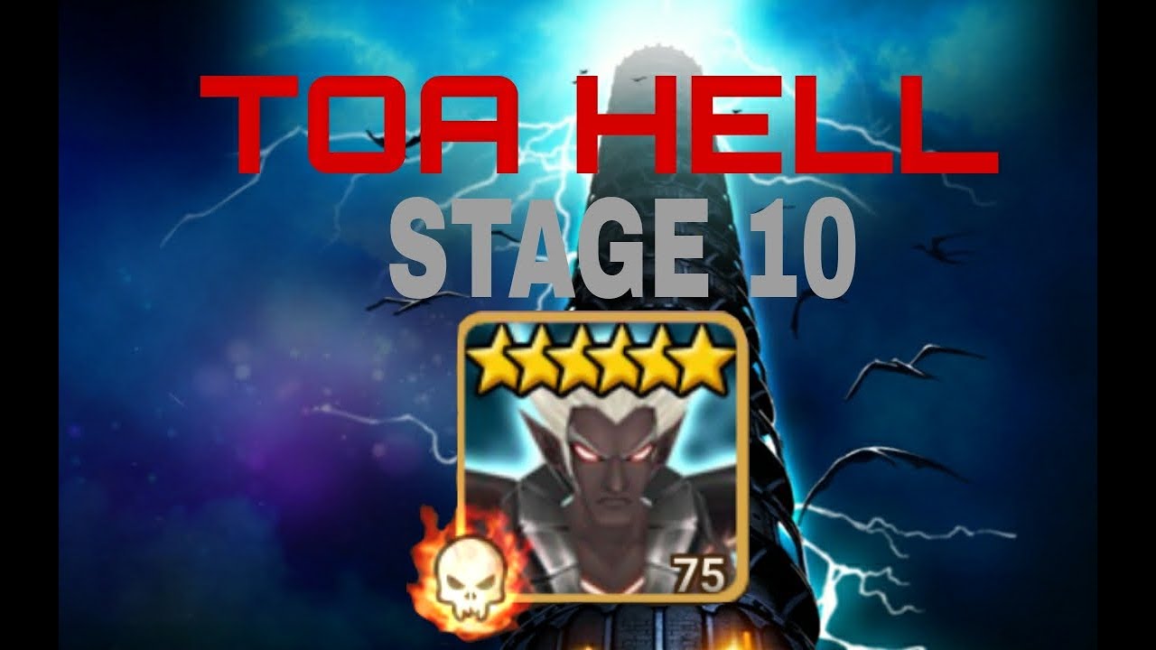 TOA Hell Stage 10 Ath'taros - Summoners War