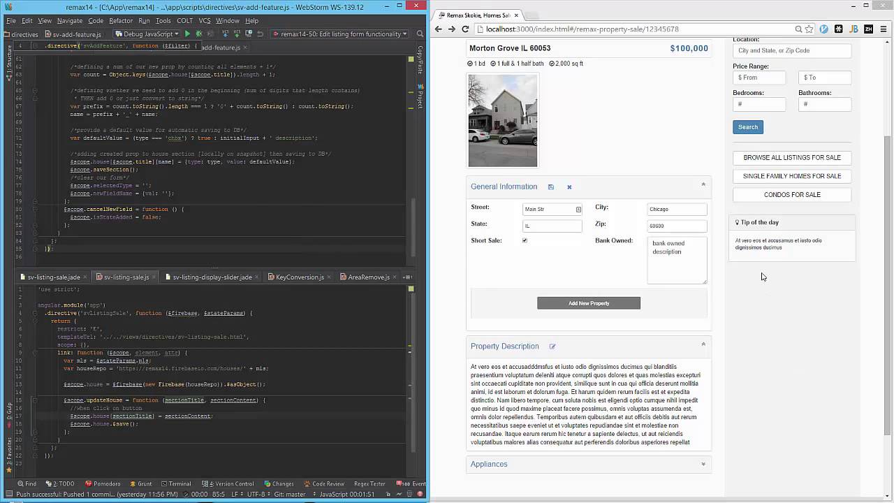 AngularJs Tutorial 101. Angular Directives Adding new property to DB