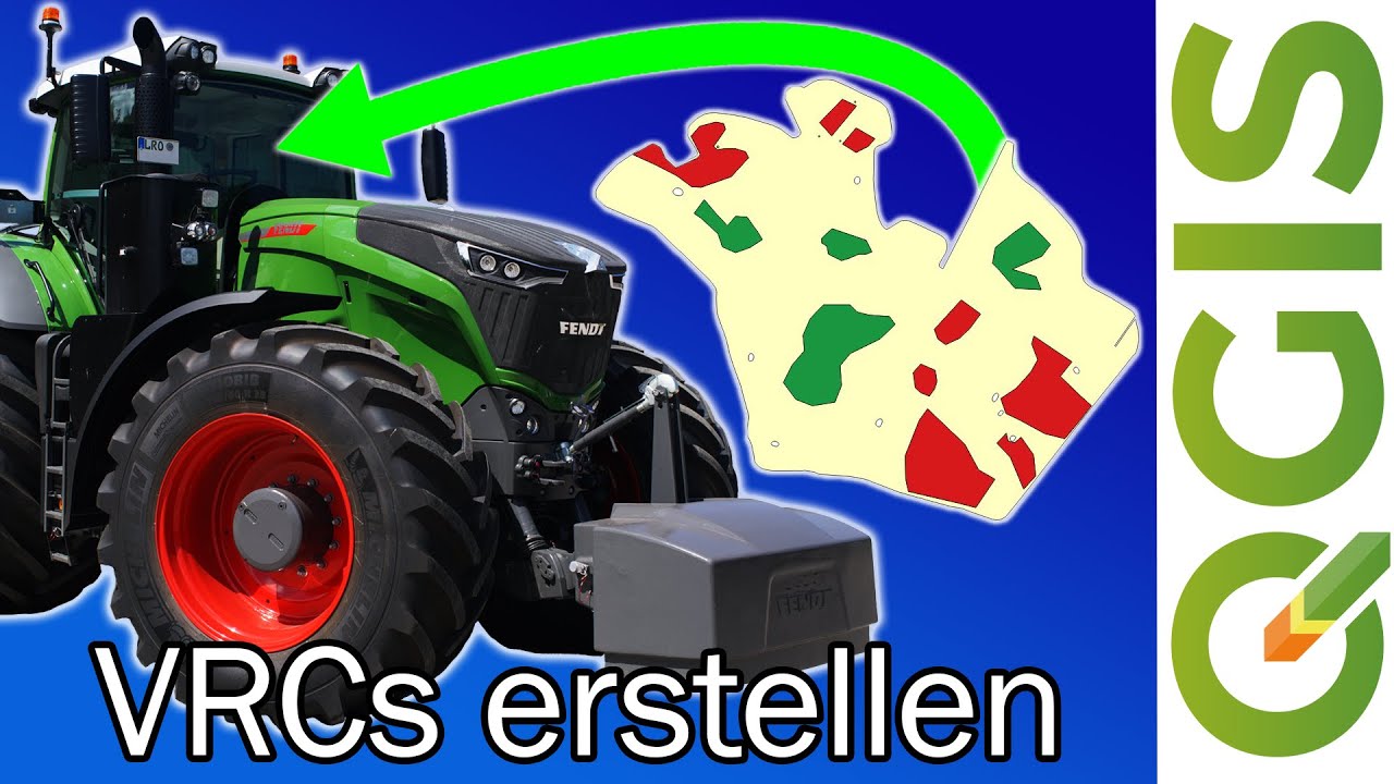 QGIS für Landwirte - Erstellen von Applikationskarten und Import auf Fendt Schleppern