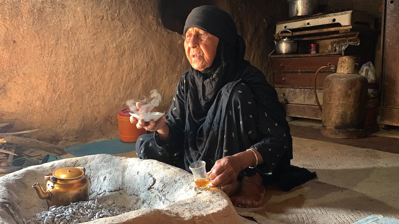 جدّتنا سرّ السعادة😂🤲🏻 روتين الصباح في القرية ☀