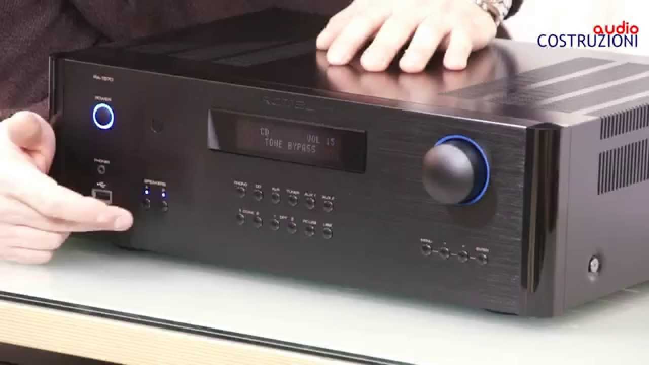 Rotel Ra 1570 test di Sbisa' www audiocostruzioni com