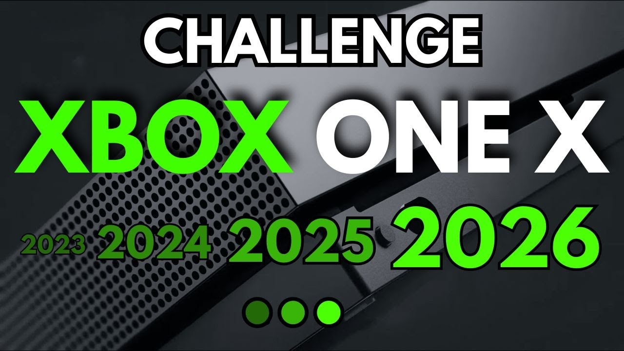 XBOX ONE X : Le challenge ! Explication 💚