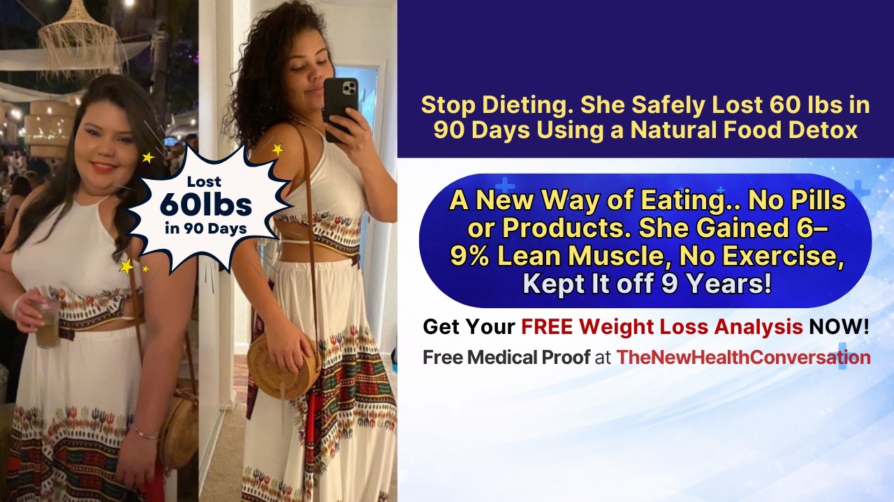 Stop Dieting. She Safely Lost 60 lbs in 90 Days Using a Natural Food Detox | R2M Protocol