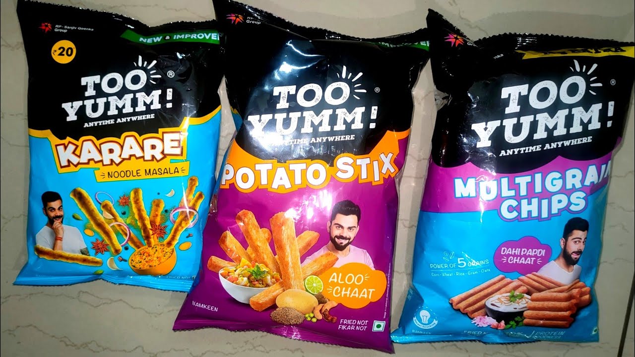 Lots of chips| Too yumm karare noodles masala and too yumm multigrain chips dahi papdi chaat flavour