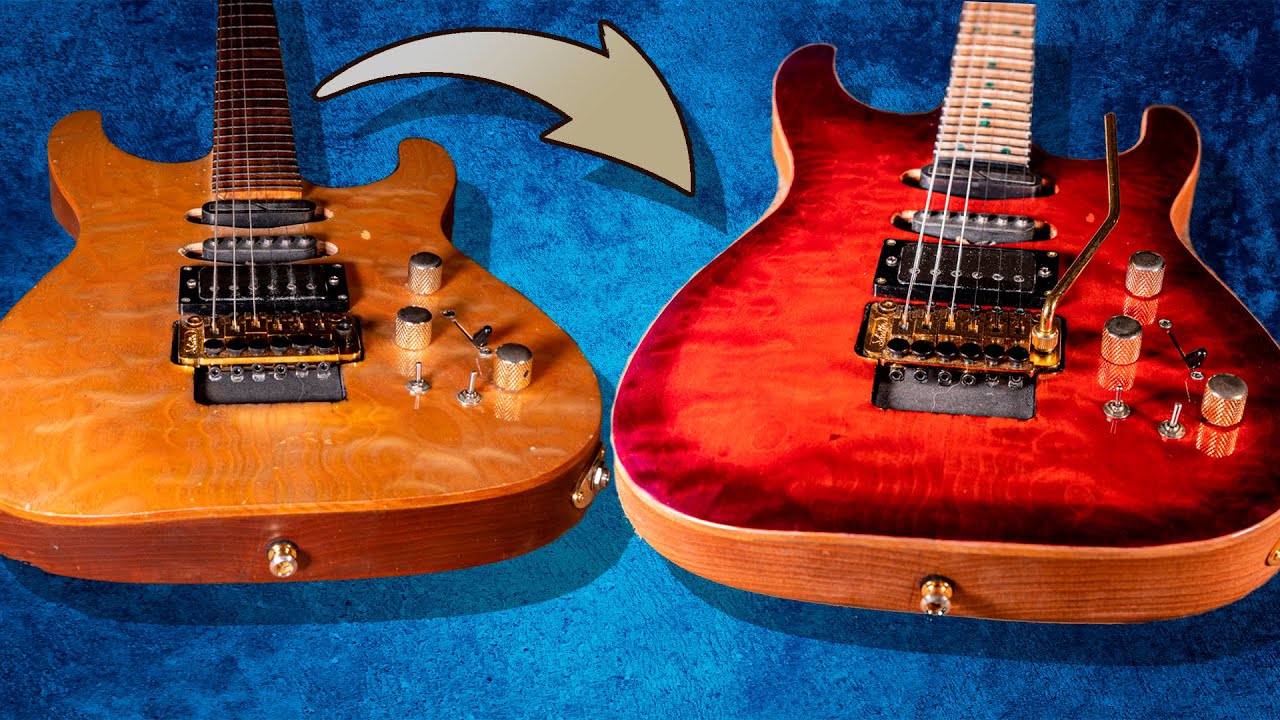 Extreme GUITAR MAKEOVER - Полировка и замена грифа