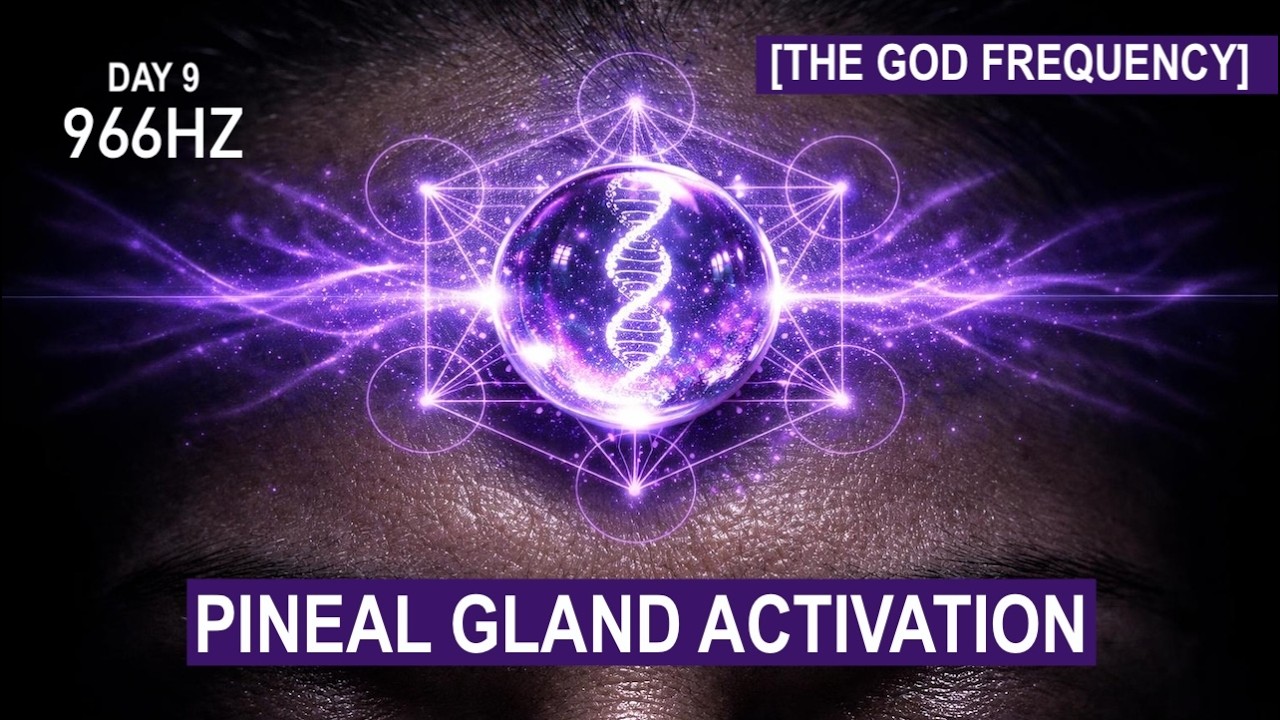 963Hz Deep Sleep Music • [The God Frequency] • PINEAL GLAND ACTIVATION for Divine Connection