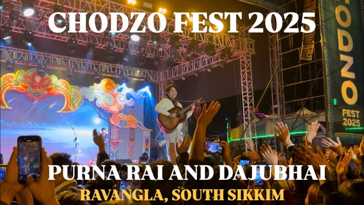Purna Rai and Daju Bhai Concert at ChoDzo Fest 2025🫶🏻
