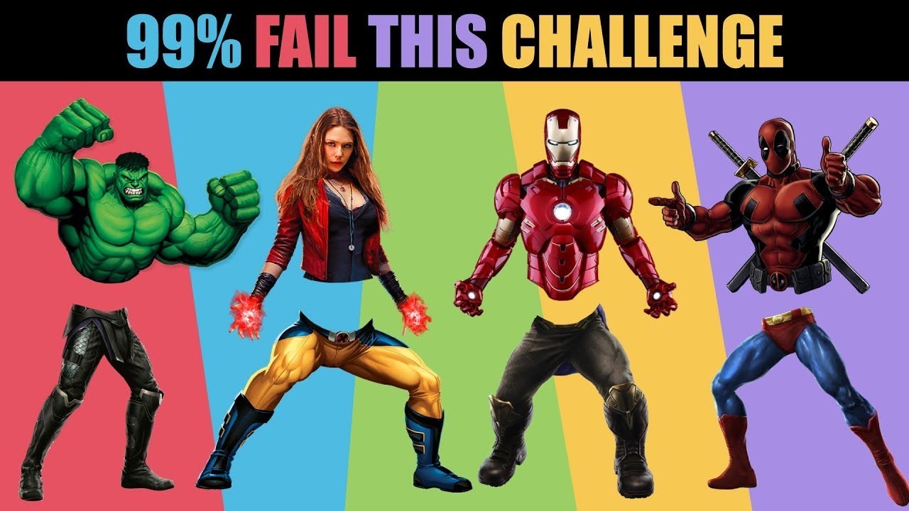 90% Fail To Pass This Challenge | Wrong Heads Top Superheroes