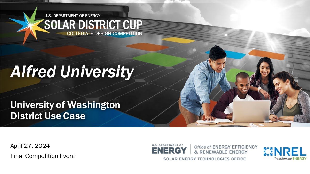 Solar District Cup 2024 Final Competition Event – Alfred University