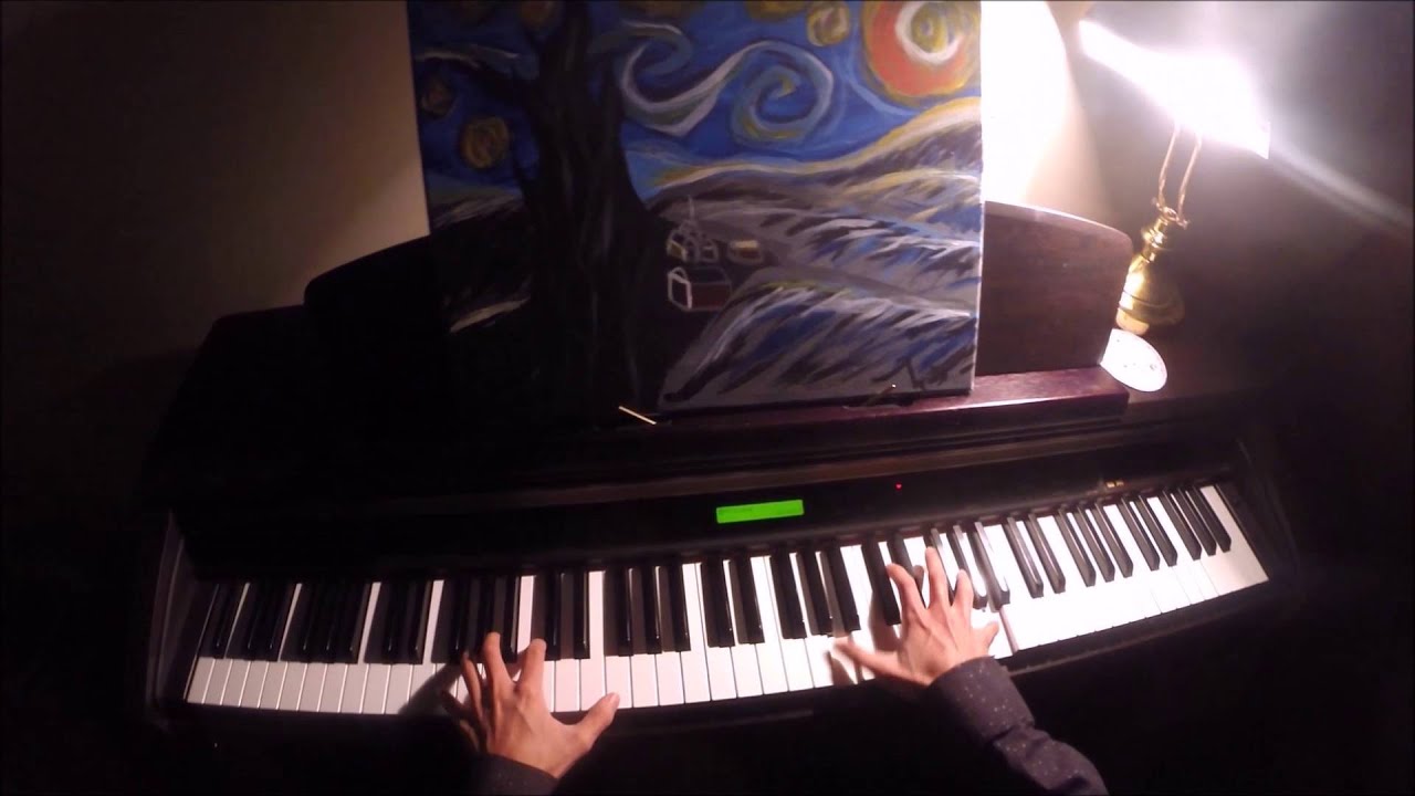 Muse - Blackout (piano cover + lyrics)