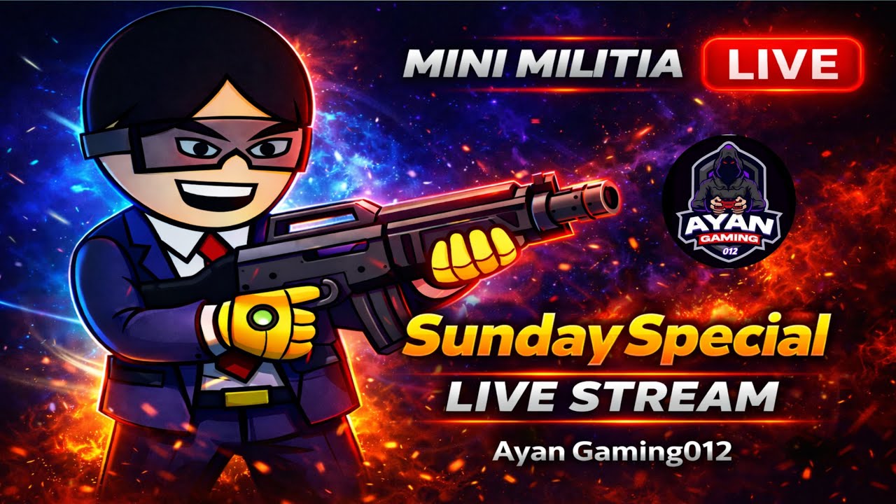 Mini Militia Sunday Live 🔥 | Ayan vs Subscribers