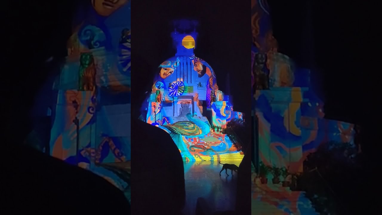 Light show at Dhauli