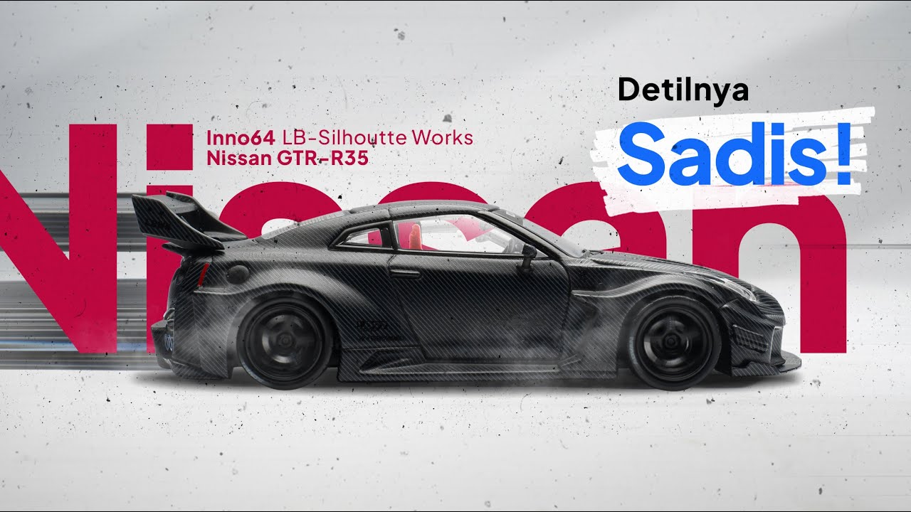 INNO64 LBWK Nissan GT-R R35 Full Carbon Review – Diecast 164 Super Detil, Nggak Ada Miss QC