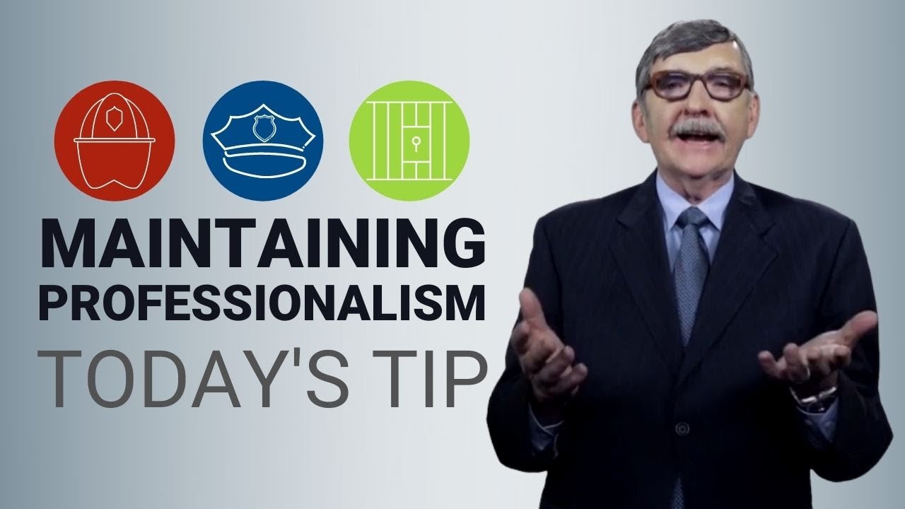 Be Polite! Maintaining Professionalism in Public Safety - Today's Tip from Lexipol